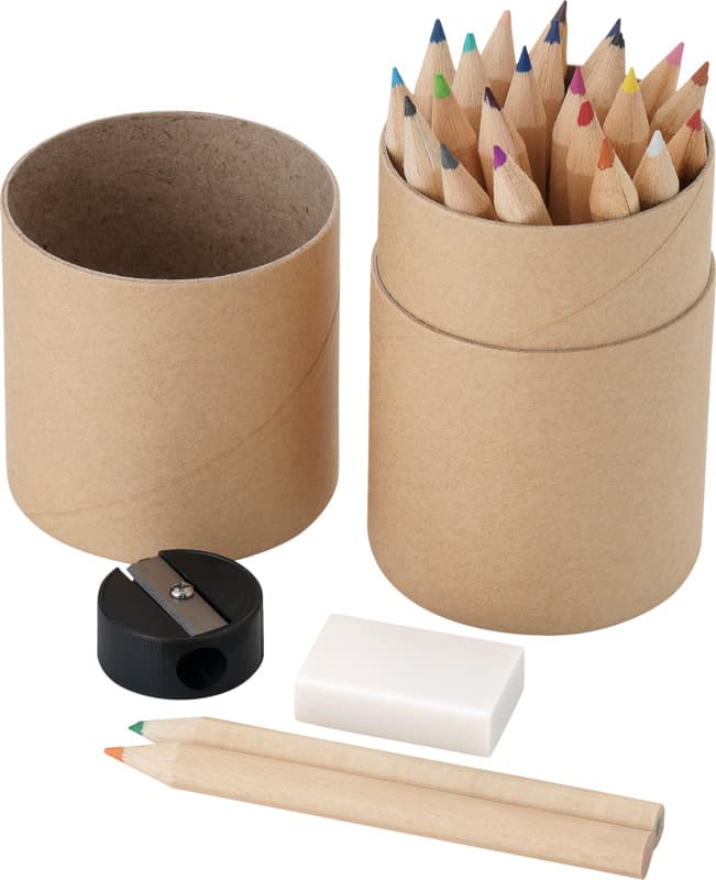 Woodby 26-piece coloured pencil set