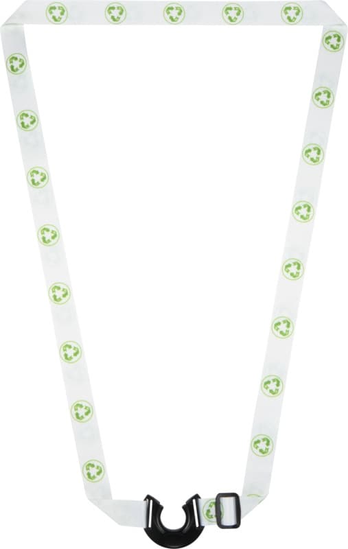 Lian sublimation RPET lanyard with bottle holder