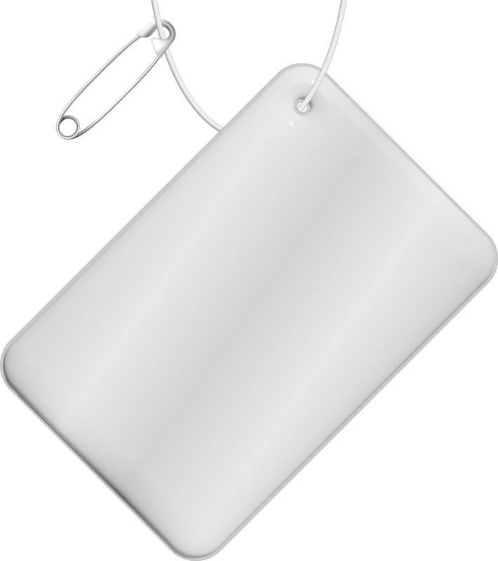 RFX™ H-10 rectangular reflective PVC hanger small