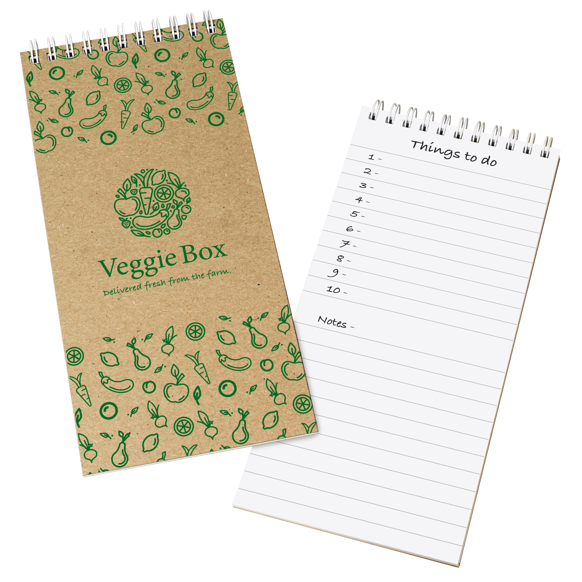 enviro-smart™ - natural card cover wiro-bound list pad