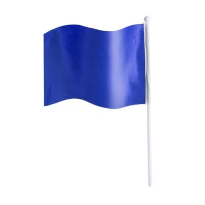 Handheld Polyester Flag - Blue