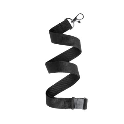 Flat Polyester Lanyard With Safety Break And Split Ring - 25mm