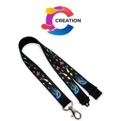 CREATION Dye Sublimated Lanyard J-Hook 15mm