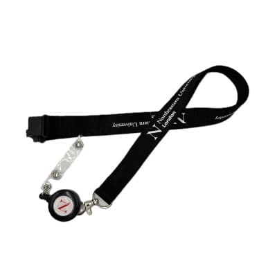 Dye Sublimated Lanyard with Ski Pull - 10 mm
