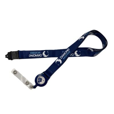 Dye Sublimated Lanyard with Ski Pull - 25 mm