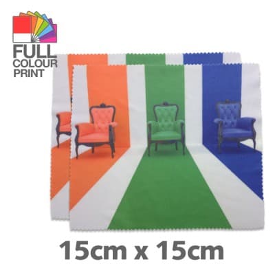 Premium Microfibre Lens Cloth - 15 x 15 cm - 210 GSM