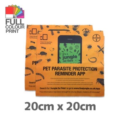 Premium Microfibre Lens Cloth - 20 x 20 cm - 230 GSM