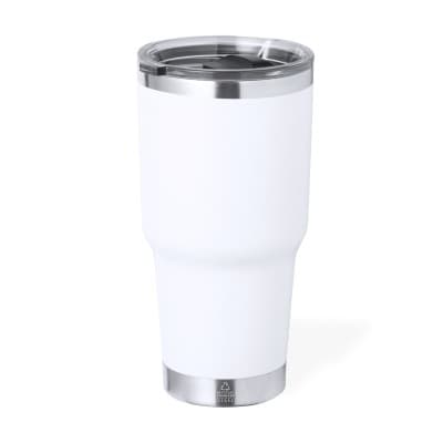 Crescent Travel Cup - White