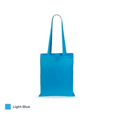 Vibe Cotton Bag - Coloured Light Blue