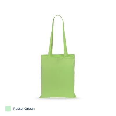 Vibe Cotton Bag - Coloured Pastel Green
