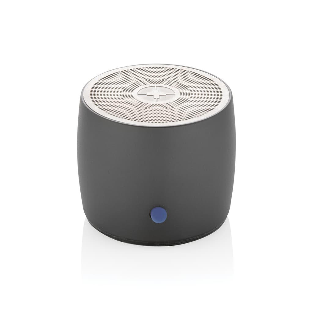 Swiss Peak RCS recycled aluminium 3W bass speaker