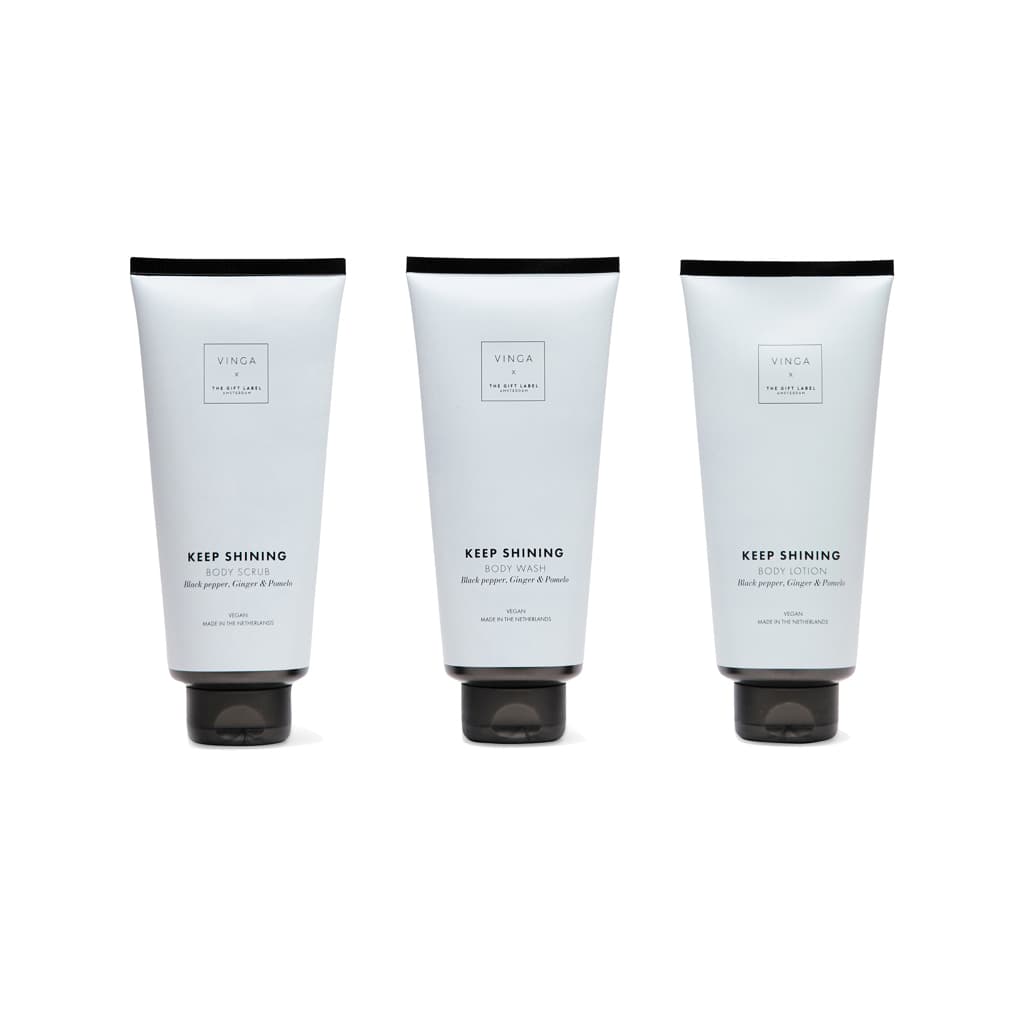 VINGA x TGL body care gift set