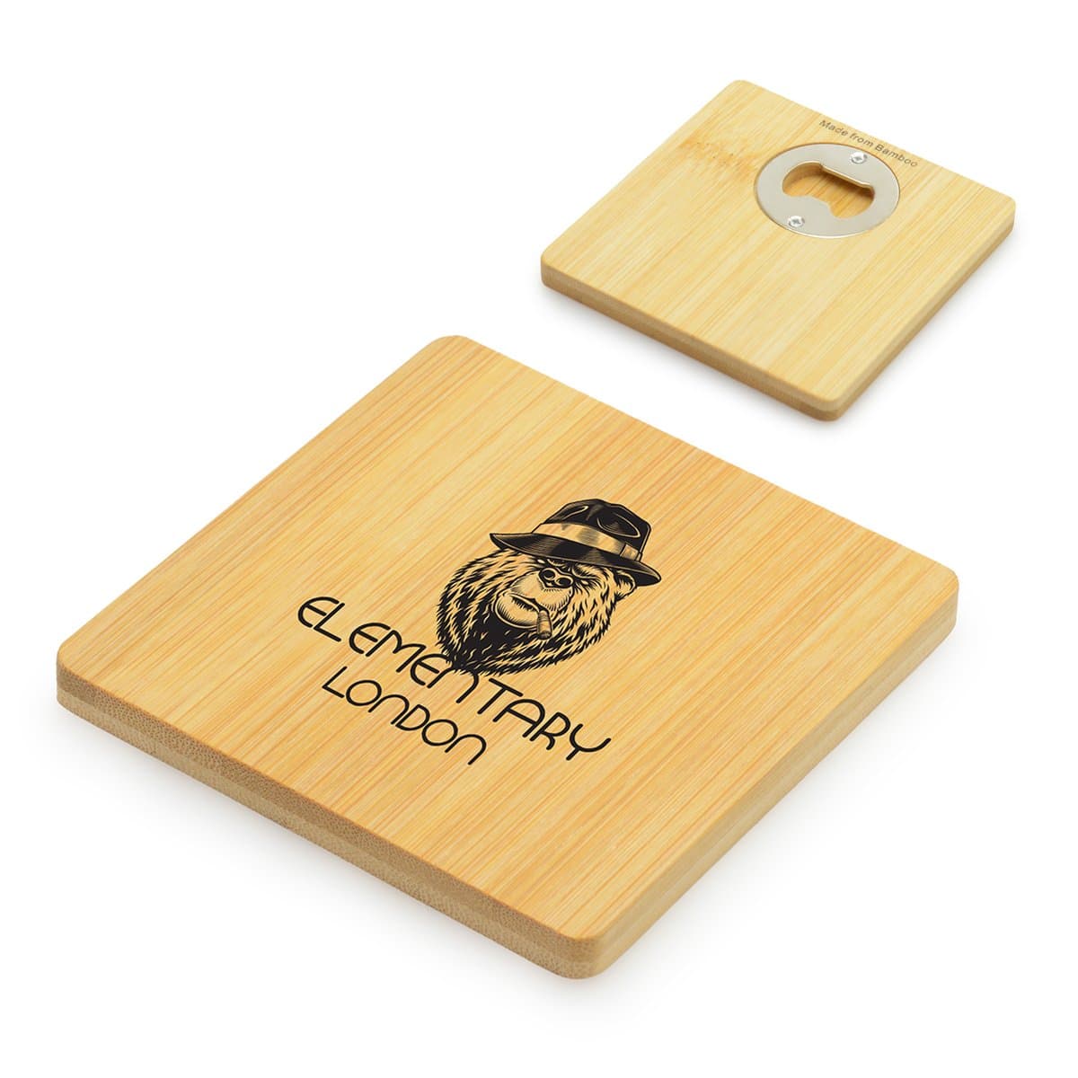 Blane 2-in-1 Bamboo Coaster