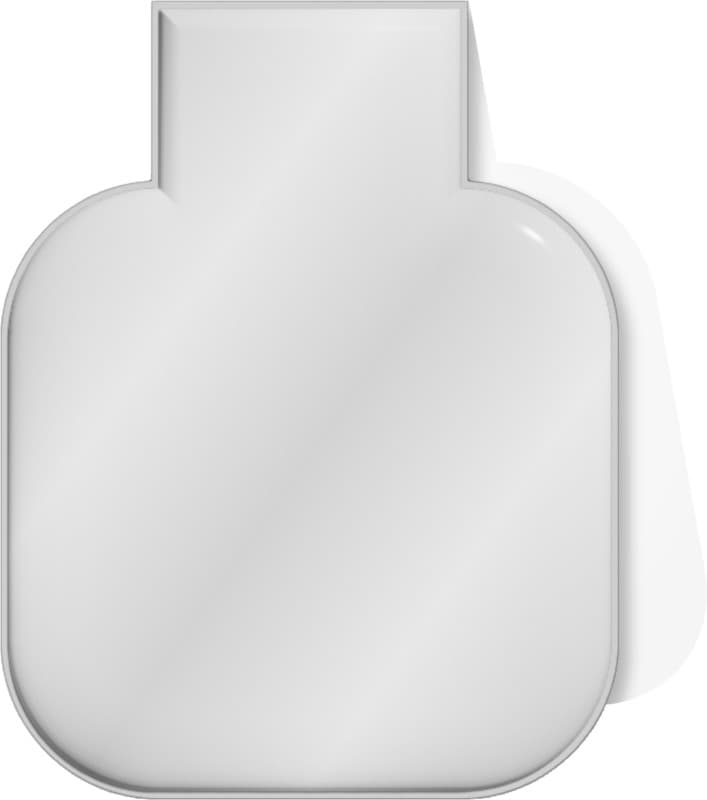 RFX™ M-10 square reflective PVC magnet