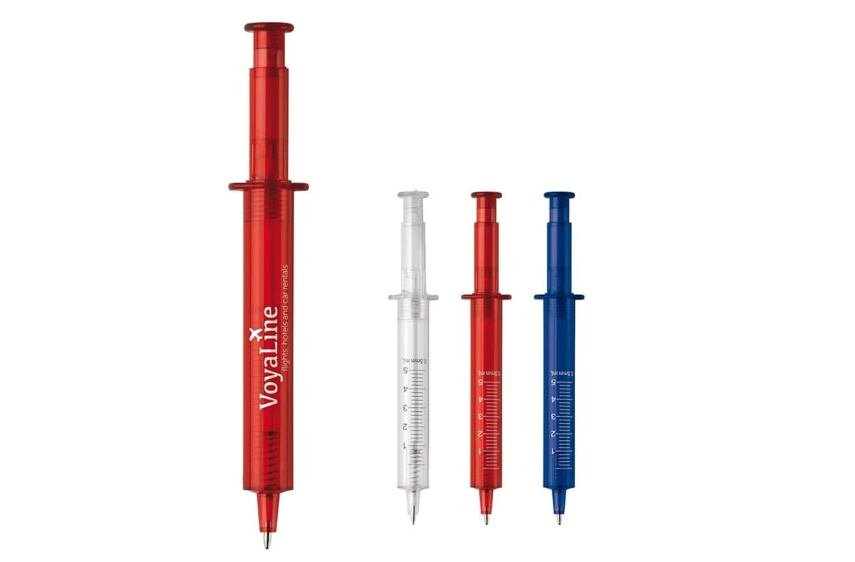 Syringe pen transparent