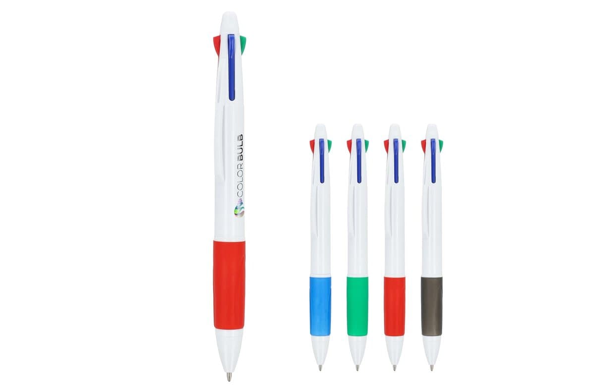 4 Colour pen with grip