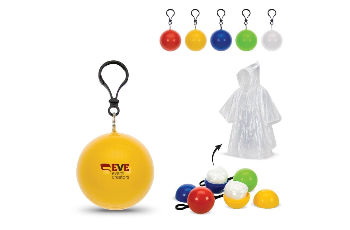 Rain poncho in a ball