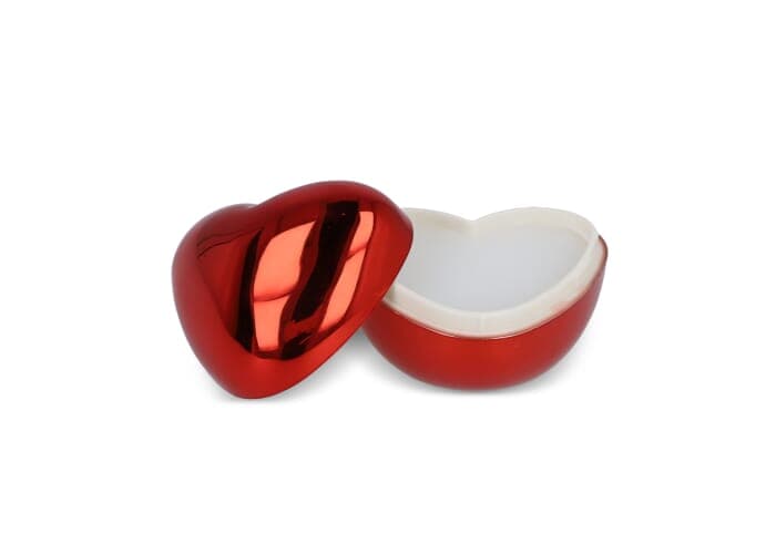 Metallic Heart Shape lipbalm