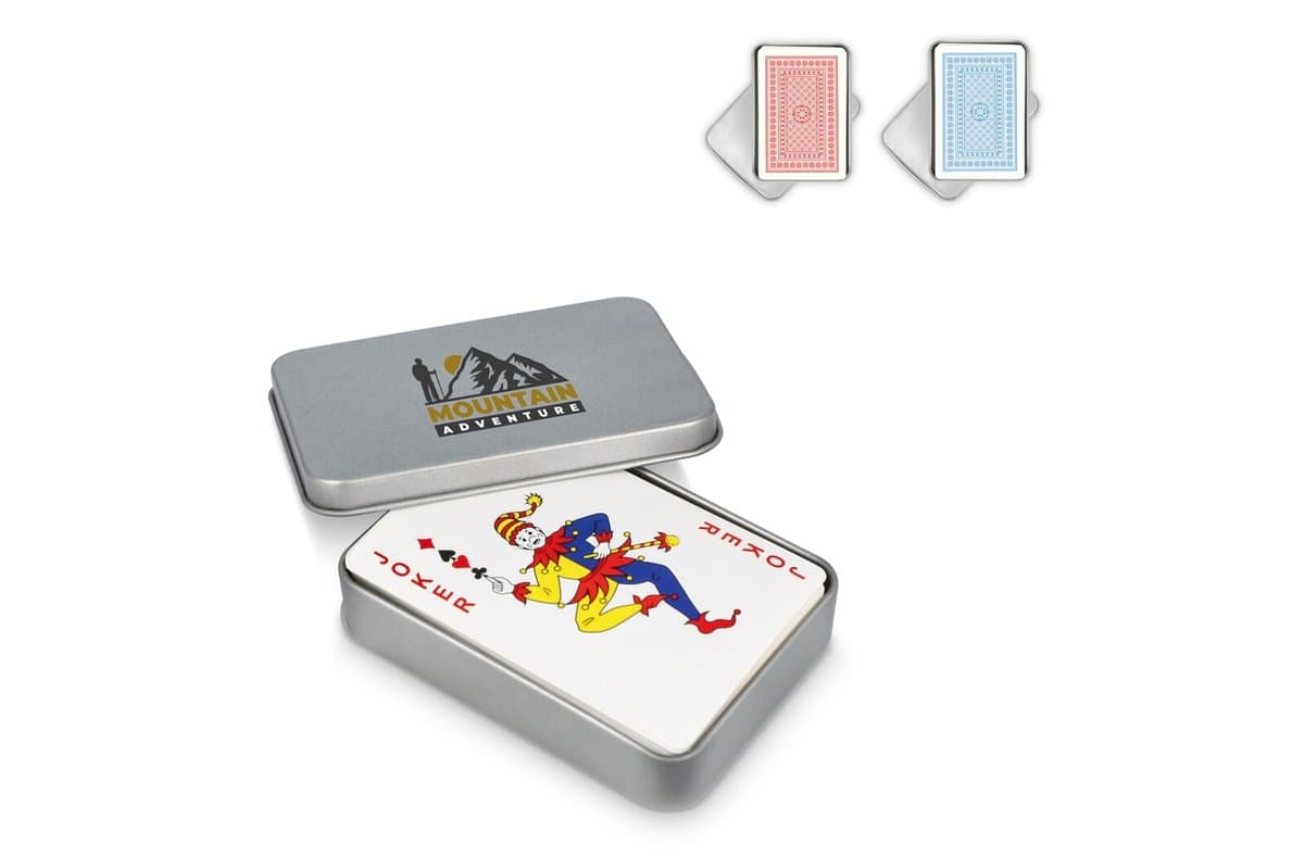 Playing Cards in Tin Box