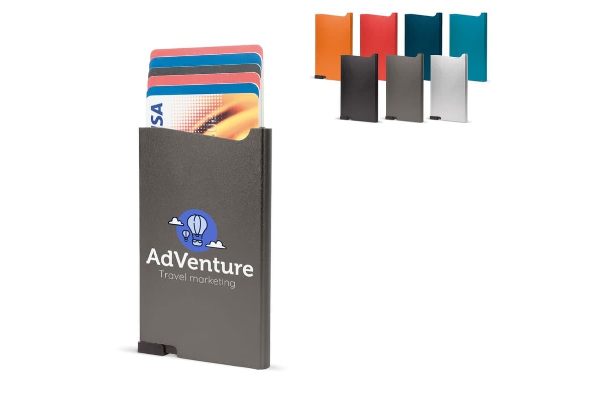 Aluminum card holder