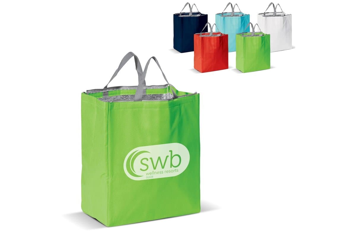 Cooling bag 32.5 x 19.5 x 39 cm, 100 g/m²