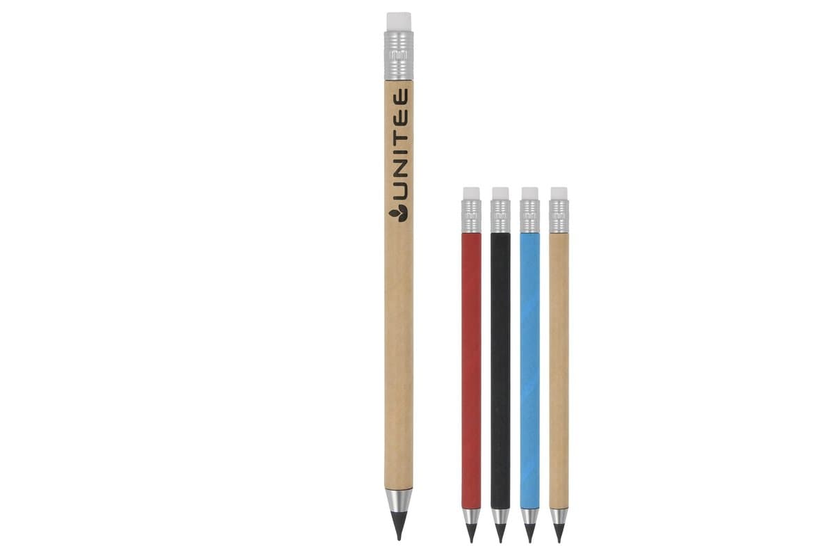 Inkless paperpen with eraser
