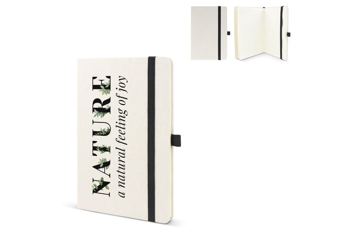 Notebook recycled cotton & R-PET A5