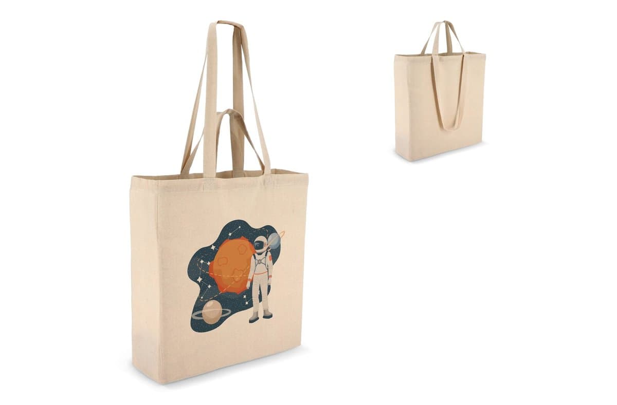 Tote bag OEKO-TEX 38x10x42 140gsm