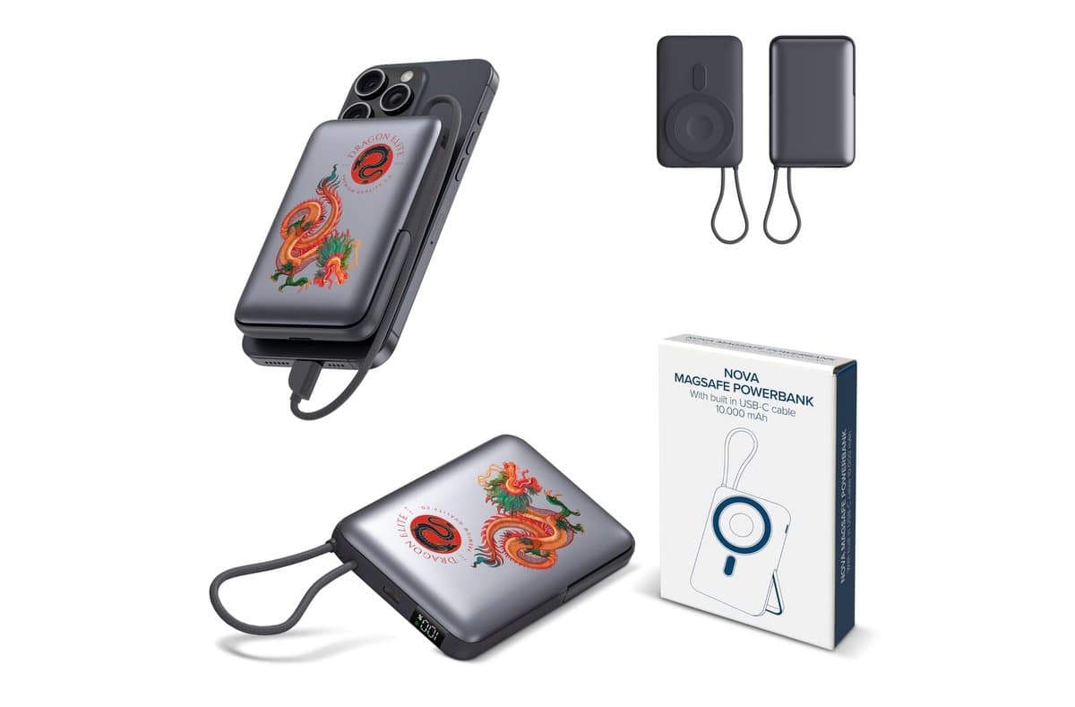 Nova Wireless Powerbank Compatible with MagSafe and Apple Watch 10000 mAh