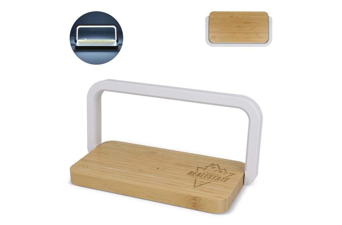 15W Wireless Charger with Dimmable LED Lamp