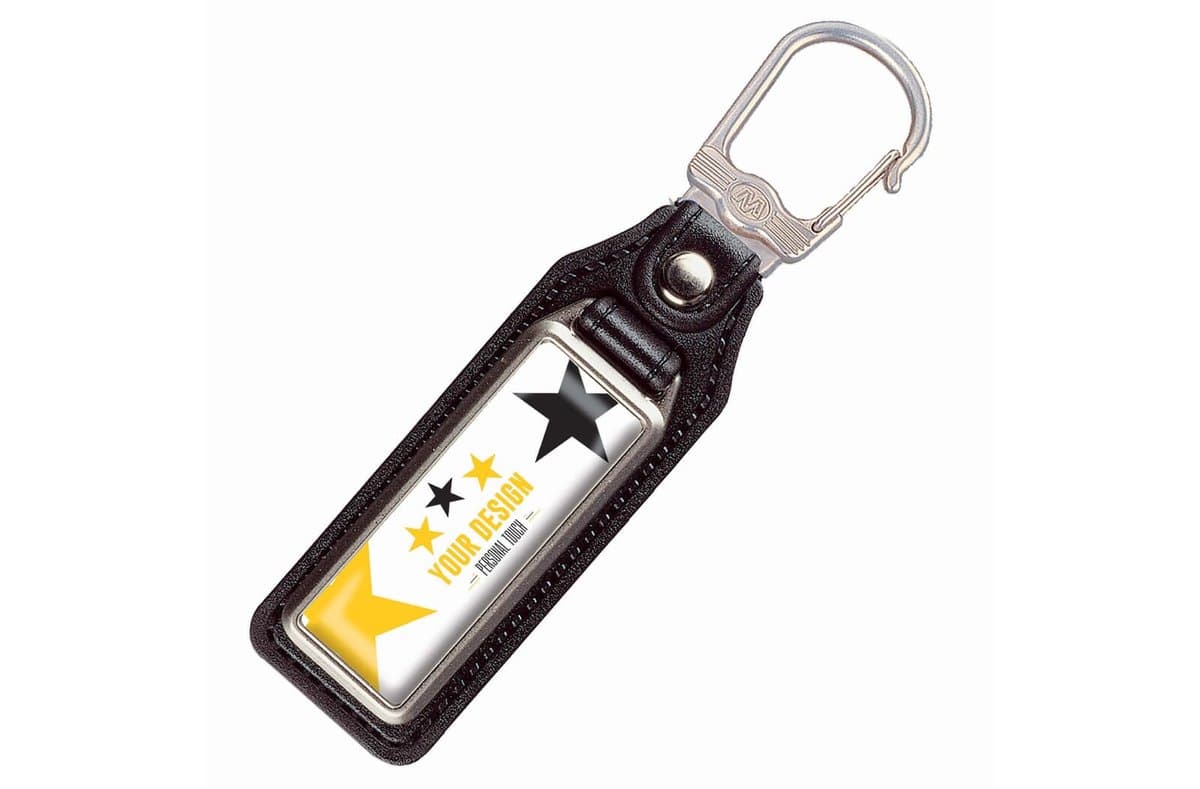 Keyring metal with Doming