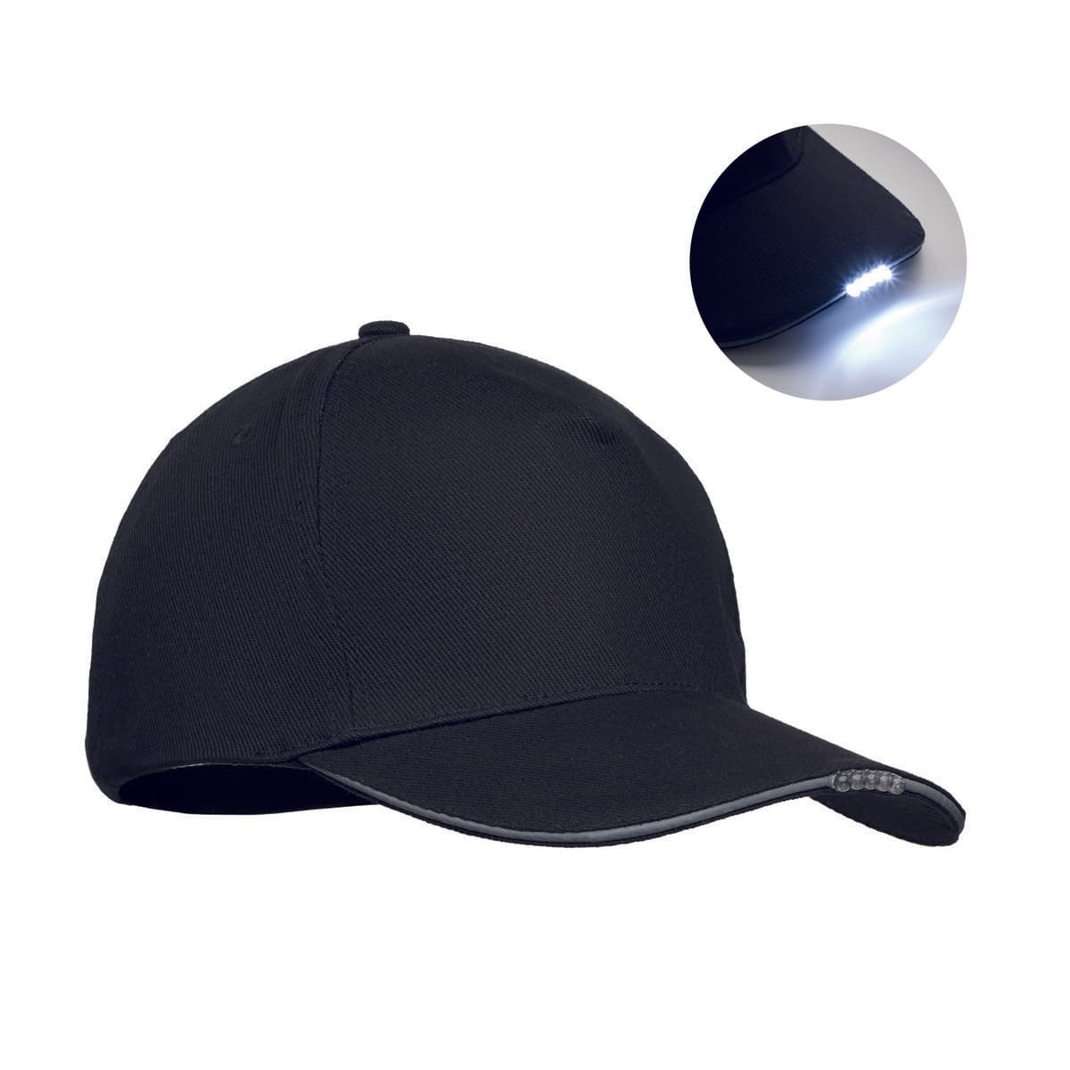 Luzcap 5 panel LED cotton cap 220gr/m²
