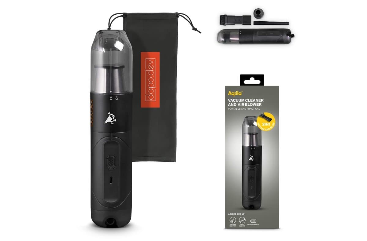 Aqiila Airbird VB1 Mini Vacuum Cleaner & Blower