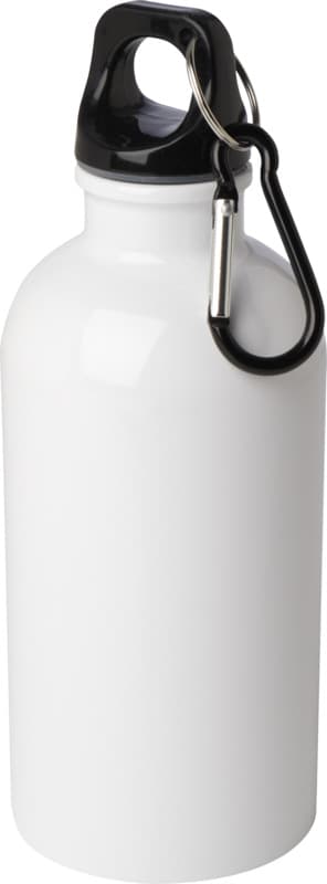 Oregon 400 ml RCS certified single wall stainless steel water bottle with carabiner