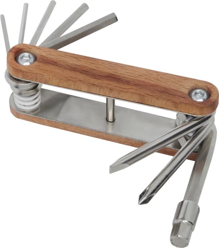 Fixie 8-function wooden bicycle multi-tool