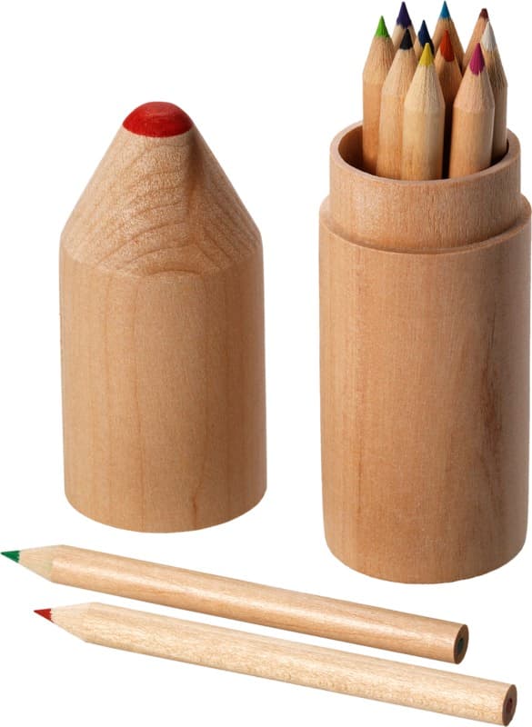 Bossy 12-piece coloured pencil set