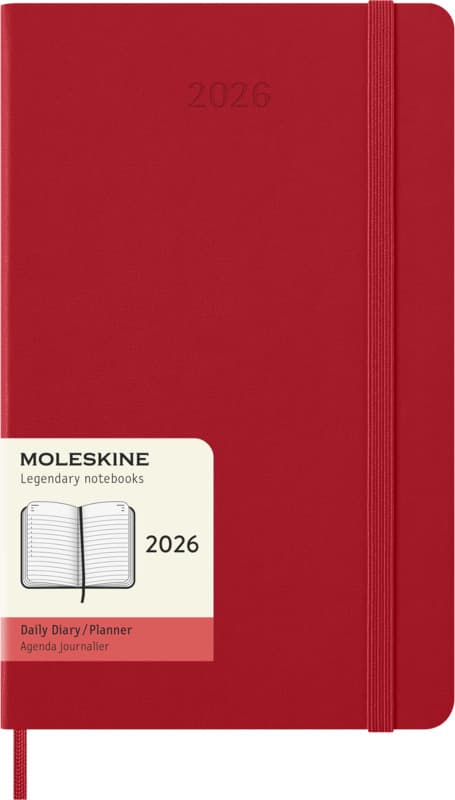 Moleskine hard cover 12 month L daily planner