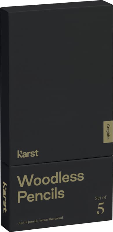 Karst® 5-pack 2B woodless graphite pencils