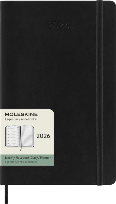 Moleskine soft cover 12 month weekly L planner