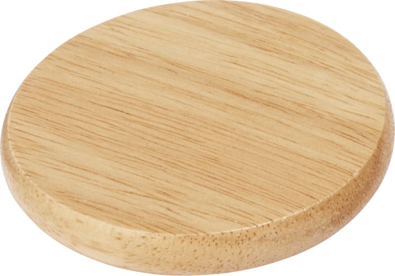 Scoll wooden coaster with bottle opener
