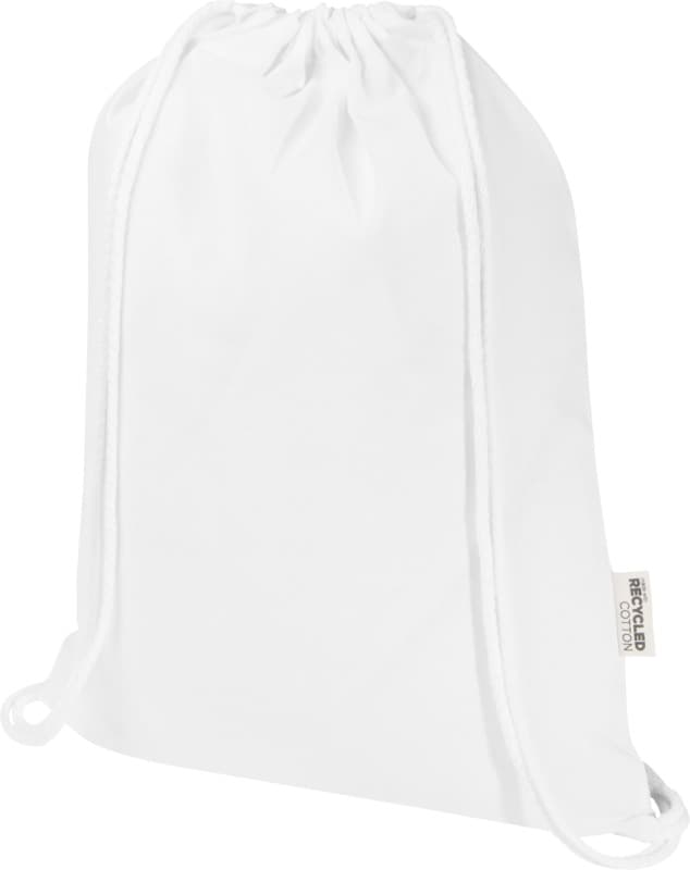 Oregon Blend 140 g/m² GRS recycled drawstring bag 5L