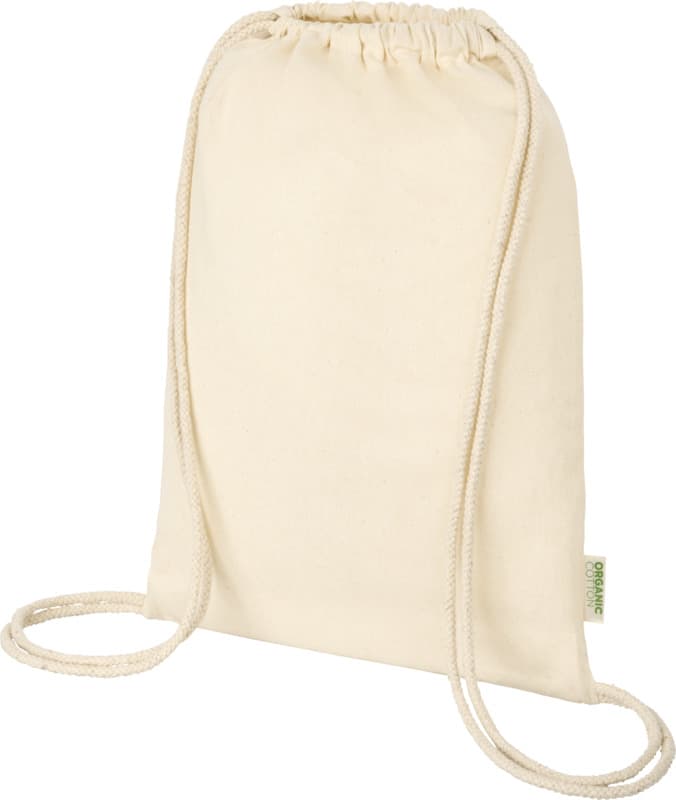 Odisha 100 g/m² OCS organic drawstring bag 5L