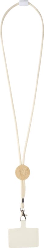 Adhab smartphone lanyard with bamboo details