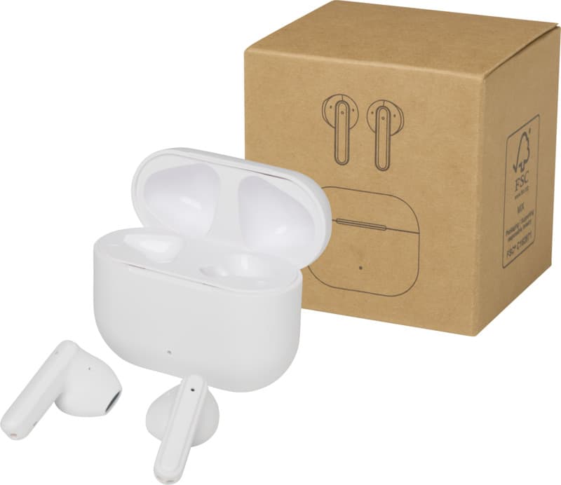 Altais recycled plastic True Wireless Bluetooth earbuds