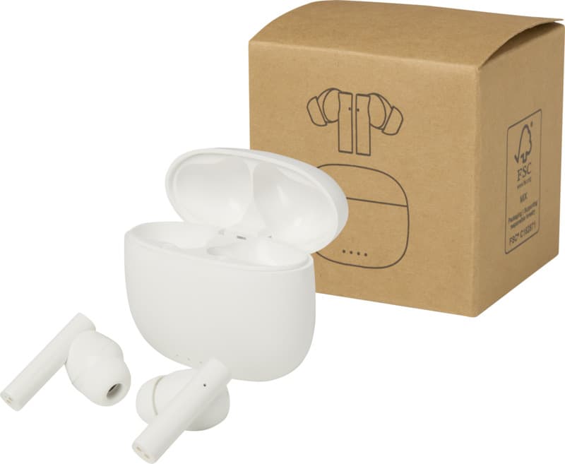 Alterf recycled plastic True Wireless Bluetooth earbuds with silicone eartips