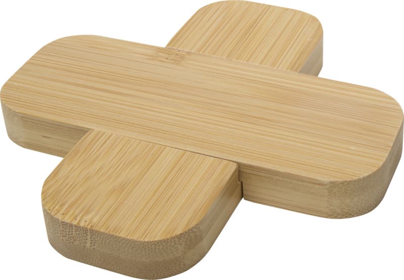 Croc bamboo trivet - small