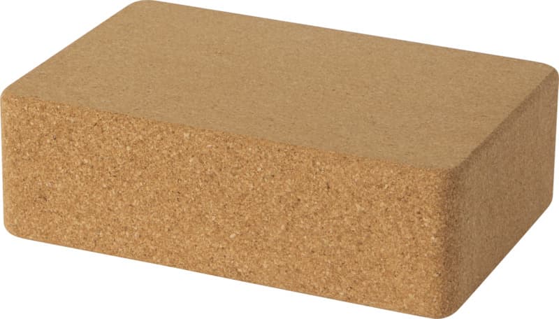 Trikona cork yoga brick