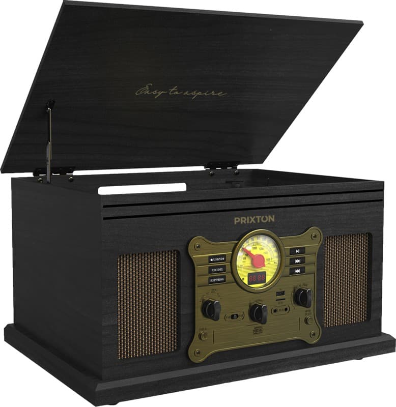 Prixton Century vinyl turntable and music player