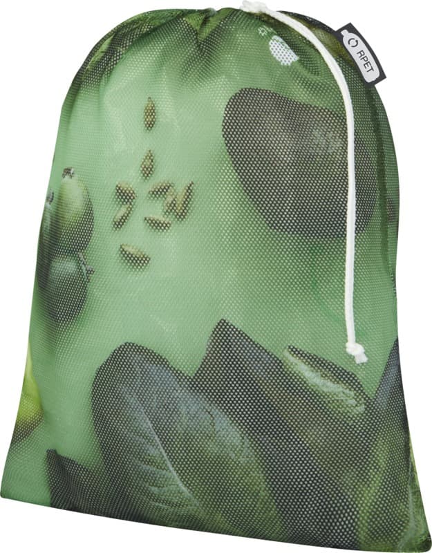 Recycled polyester grocery bag 30x41 cm