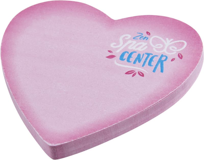 Sticky-Mate® heart-shaped recycled sticky notes